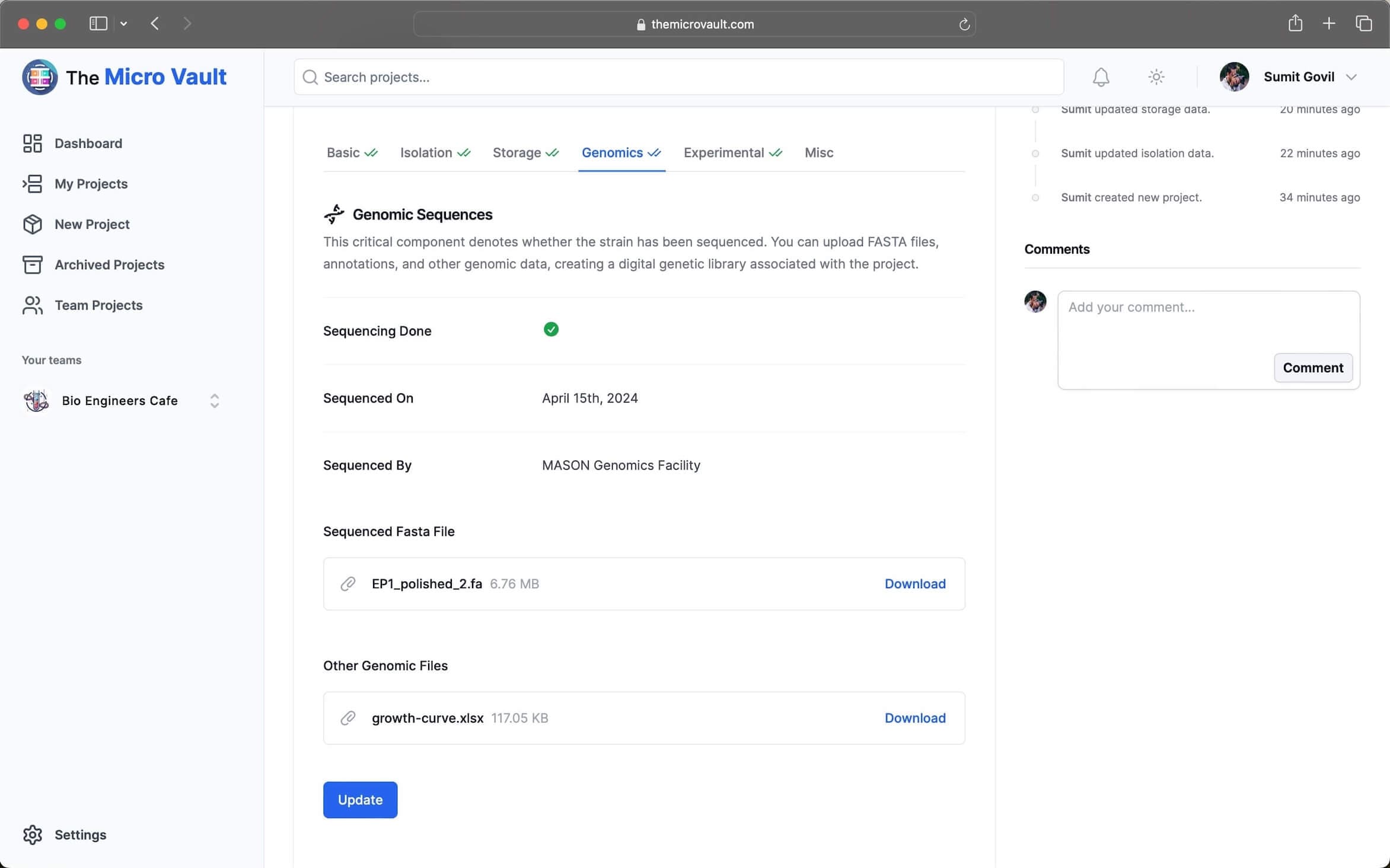 App screenshot